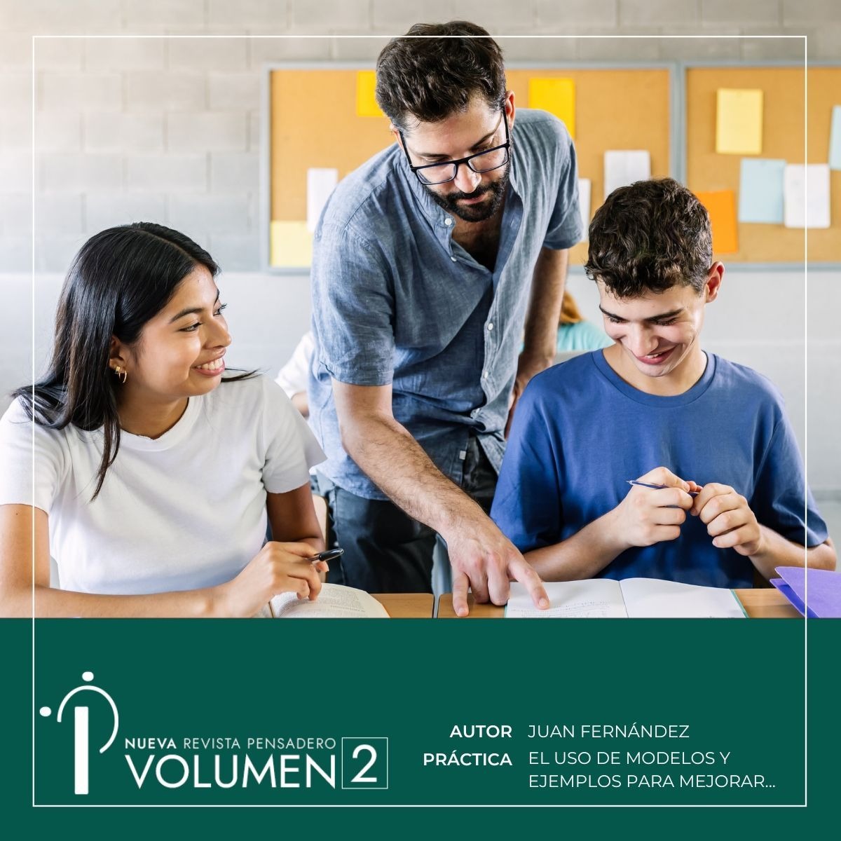 FundPromaestro's tweet photo. 📝  El uso de modelos y ejemplos para mejorar la expresión escrita del alumnado en materias científicas

📚 El profesor @JuanEldelblog comparte esta práctica sobre evaluación formativa y modelado en la #revistapensadero.

🖱️ https://t.co/dW2maTyV3f https://t.co/0LqsneFidi