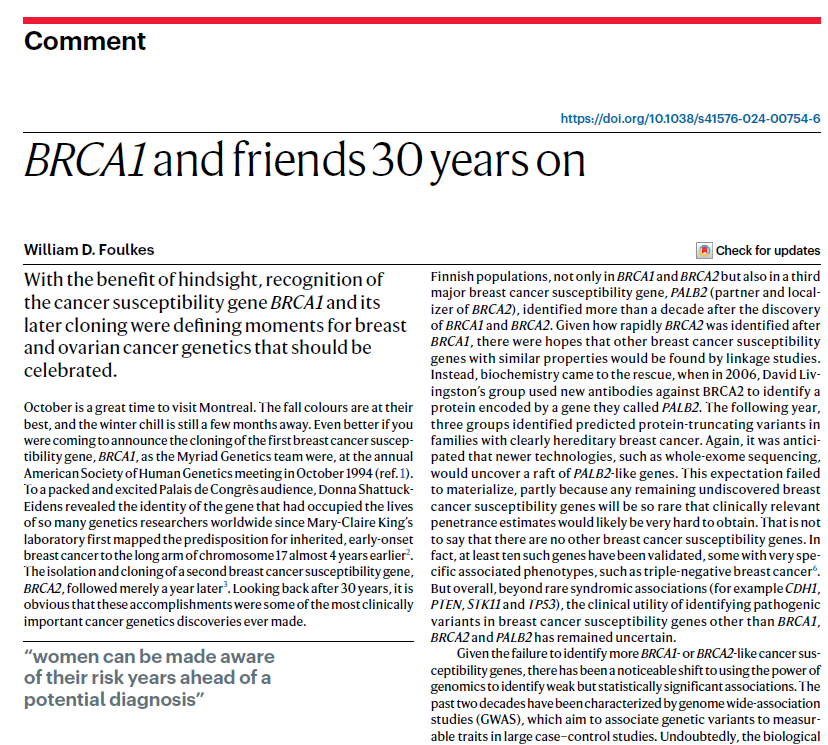 Nature Reviews Genetics tweet media