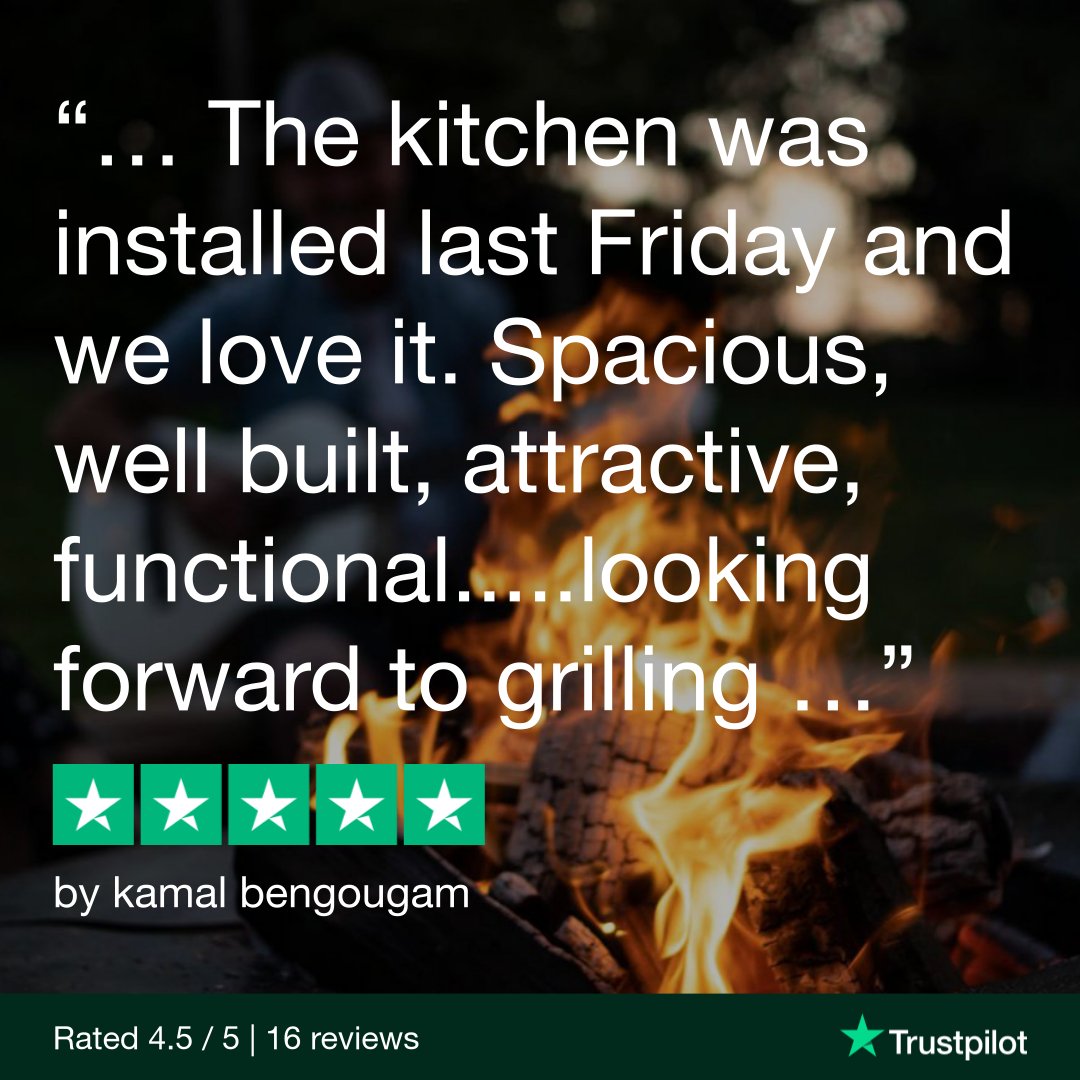 Testimonial Tuesday 🔥Check out more reviews on our Trustpilot profile!

#trustpilot #outdoorkitchen