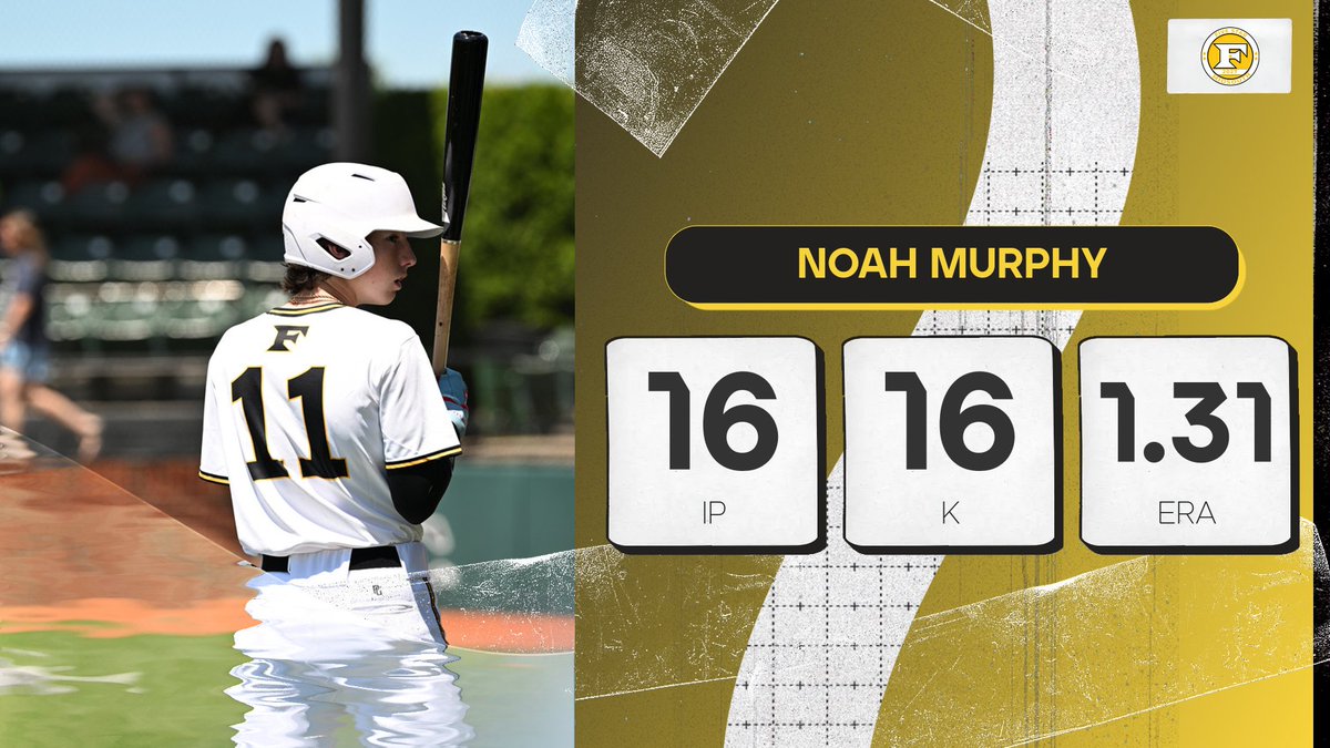 Player Spotlight 🔦

Big <a href="/Noah__Murphy/">noah murphy</a> from <a href="/PTPBaseball/">Watertown HS Baseball</a> has been the ultimate difference maker for us. Defensively has been one of the best we have seen, and what he has done on the mound for us, is allowing us to continue to win games. He’s a dude! <a href="/5starmidsouth/">5 Star MidSouth</a>