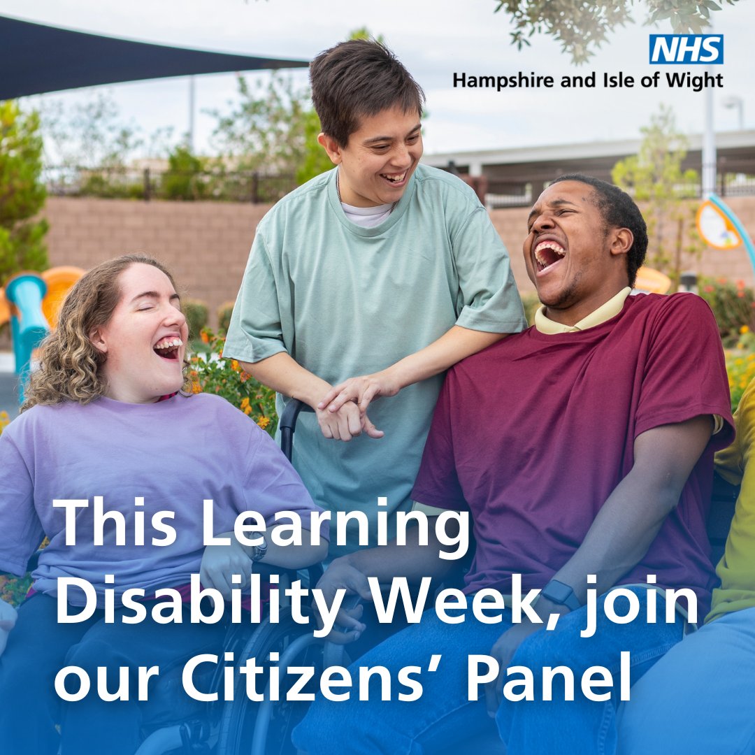 This Learning Disability Week the theme is 'do you see me?'

To help us see you better, we're asking those with learning disabilities or autism, as well as their families and carers, to join our Citizens' Panel.

Find out more and sign up: yourvoiceyourhealth.co.uk/panel