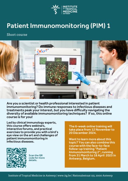 Young Belgian Immunological Society (@ybis_be) on Twitter photo At <a href="/ITMantwerp/">Institute of Tropical Medicine Antwerp</a> a Patient Immunomonitoring course will be launched at the end of this year At <a href="/ITMantwerp/">Institute of Tropical Medicine Antwerp</a> a Patient Immunomonitoring course will be launched at the end of this year