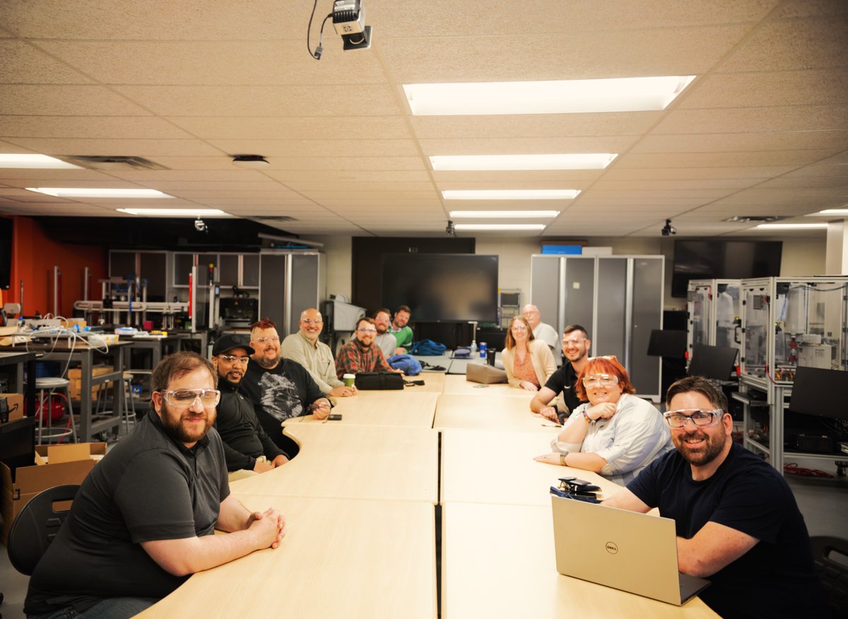 The 2024 National Science Foundation, Robotics and Advanced Manufacturing, Research Experience for Teachers  kicked off last week. Thirteen high school and community college educators are participating in the six week experience <a href="/bgcollegeoftech/">BGSU College of Technology</a>.  
Photos by: Juthy Noor Mrittika