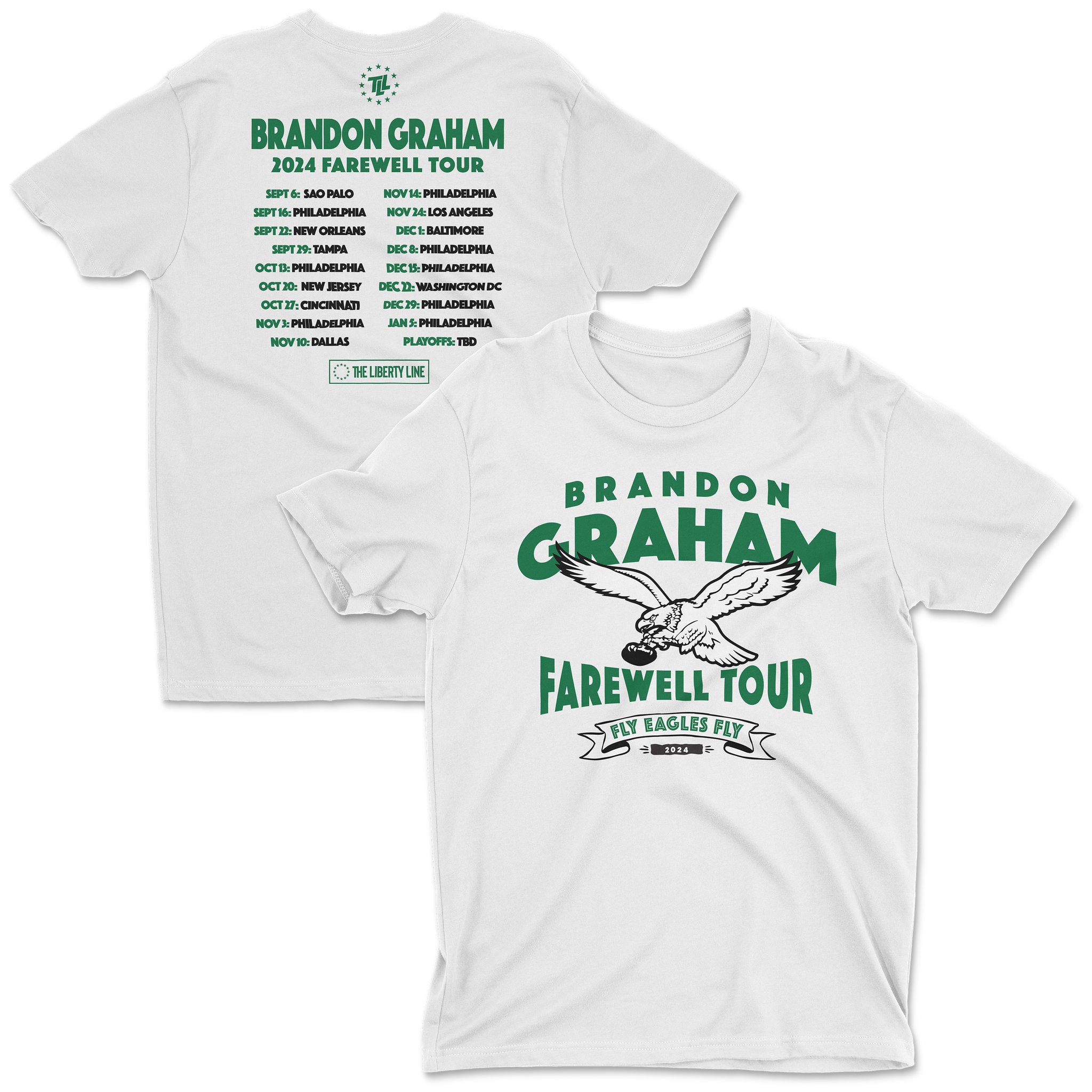 The Liberty Line on X Brandon Graham Farewell Tour 2024 T Shirts https t UAadMWLvvk https t 39CXBjuukP X