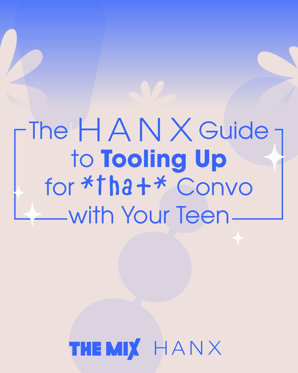 The <a href="/hanx_official/">HANX</a>  Guide to having *that* conversation with your teen👀

We're all human, so we know sex and masturbation are a normal part of life. That doesn't make the conversation any easier, that's where we come in!

Read the full article➡ themix.org.uk/sex-and-relati…
