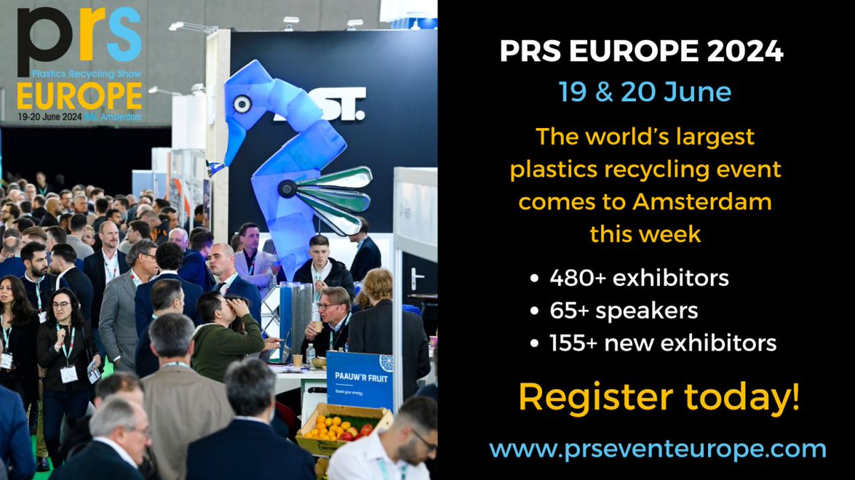 Are you going to the Plastics Recycling Show in Amsterdam this week? Do let us know if you are? We are there with <a href="/banderaontheweb/">Bandera - Extrusion Intelligence</a> <a href="/SyncroGroupsrl/">SYNCRO GROUP</a> and Gaudenzi and would love to meet up. #recycling #prse24 #ukextrusion