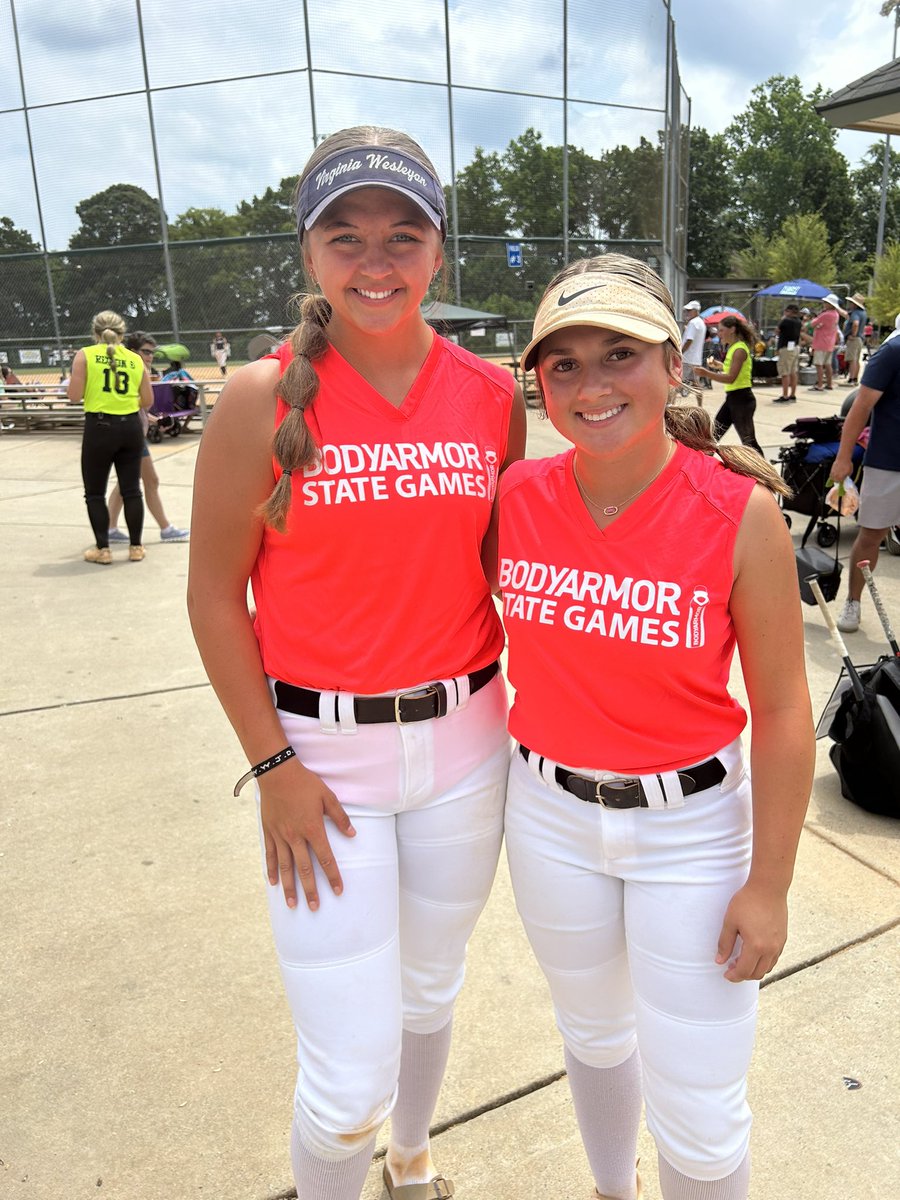 mount_softball's tweet photo. Our very own @courtneyc2025 &amp; @SavannahColn representing Region 4 in the NC State Body Armor Games.

Region 4 takes Game 1 with a 6-5 win thanks to a solo 💣 in the third and a 2-run 💣in the 6th inning by Savannah to score the go ahead run. 

Way to go ladies! 🥎 https://t.co/SwUknI7ts5