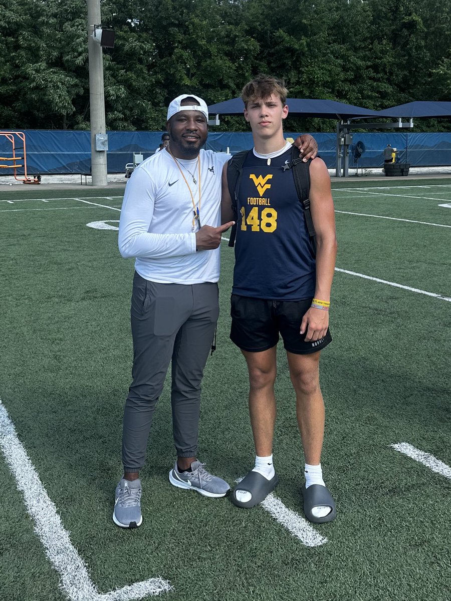 Gabe Kubasky (@gabekubasky) on Twitter photo Great camp at <a href="/WVUfootball/">West Virginia Football</a> on Monday loved working with coach <a href="/Coach_TBell/">Tre' Bell</a> and <a href="/israelboyce2024/">Israel”jacob”Boyce</a> excited to go back down this Friday for 7 on 7. Great camp at <a href="/WVUfootball/">West Virginia Football</a> on Monday loved working with coach <a href="/Coach_TBell/">Tre' Bell</a> and <a href="/israelboyce2024/">Israel”jacob”Boyce</a> excited to go back down this Friday for 7 on 7.