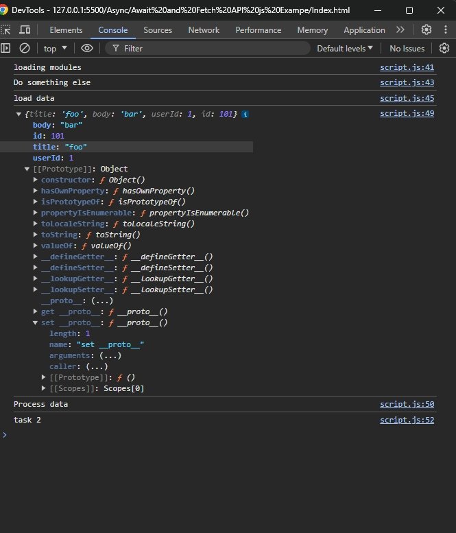AdityaSarr56087's tweet photo. #LSPPDay18
📚 Today, I expanded my JavaScript skills by learning about Async/Await & the Fetch API! I'm now more confident in handling asynchronous operations. @lftechnology 🚀 #JavaScript #AsyncAwait #FetchAPI #60DaysOfLearning2024 #LearningWithLeapfrog https://t.co/Mzuy6irCe0