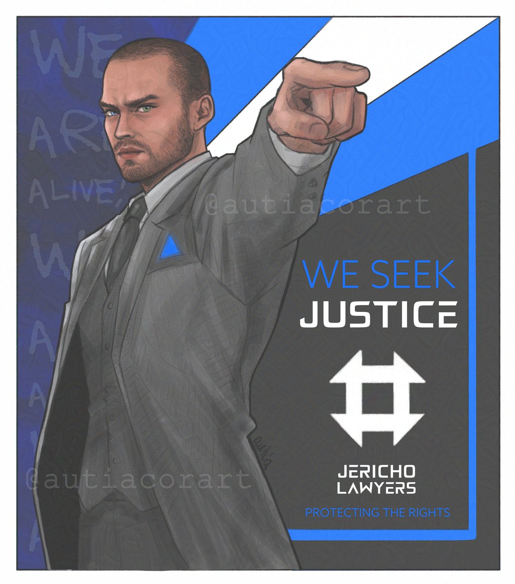 i thought of dbh but like ace attorney #dbh #detroitbecomehuman