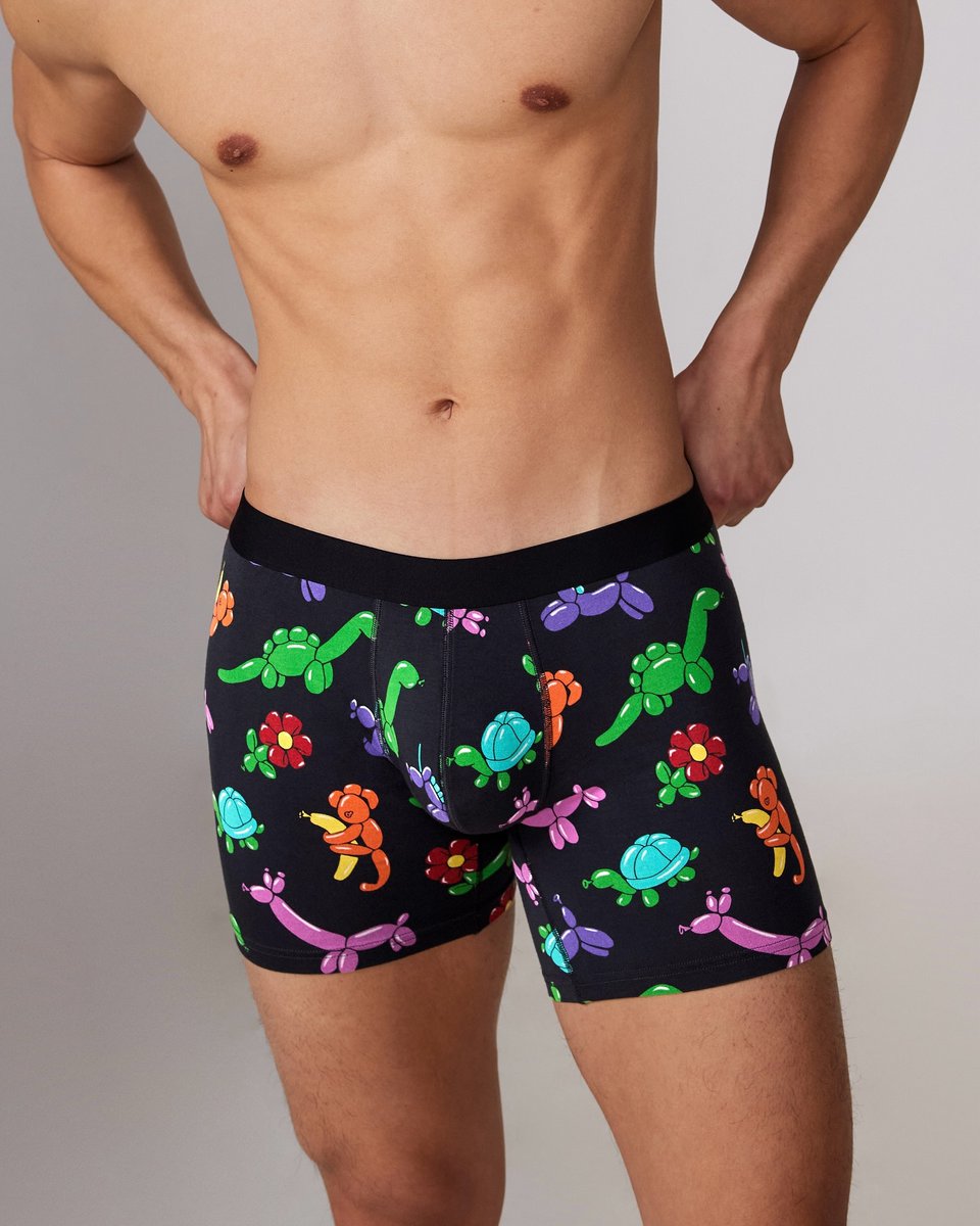 “Can you make me a dog?” 🎈 

Relive your childhood with Party Time. Now available! #underweareverywhere

Shop this print and all new arrivals here: bit.ly/4b1d2EU