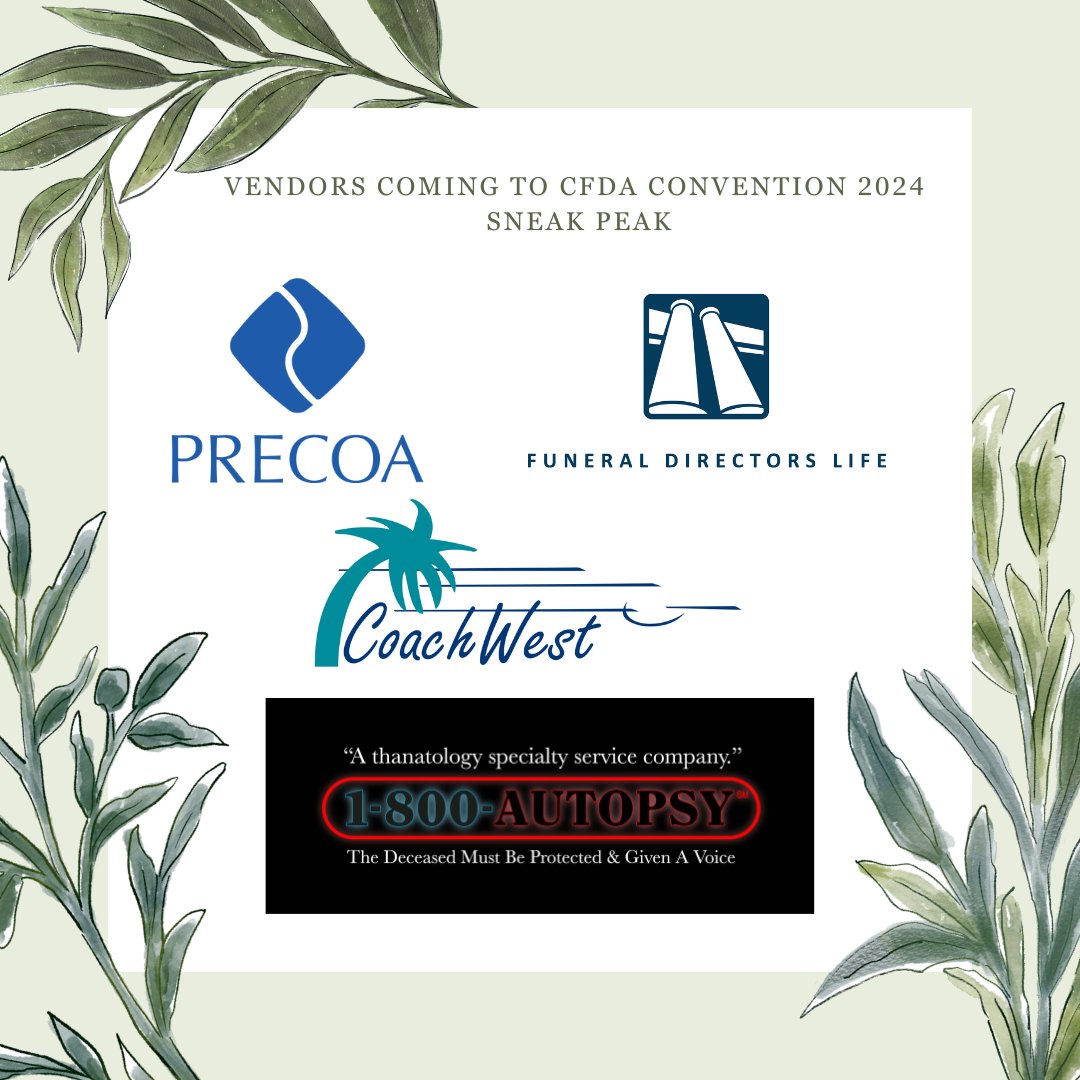 Check out some of the vendors coming to CFDA's 119th Annual Convention! By the way, there is still time to register: cafda.org/convention.