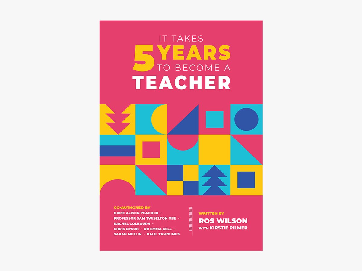 GIVEAWAY: We've got a copy of It Takes 5 Years to Become a Teacher to give away to 5 schools. It would make an ideal gift for colleagues who are early in their career. Simply RT or tag a colleague to enter your school. Enter by Sunday 10pm.
