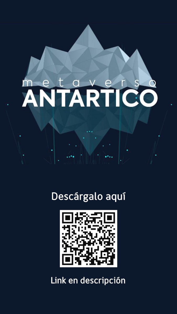 XR Labs (@xr_labsuchile) on Twitter photo Se une la ciencia y el arte para una aventura inmersiva en Antartica 🔎🐋.
Descarga el videjuego con el QR o el siguiente link: xrlabs.uchile.cl/metaversoantar…
<a href="/CR2_uchile/">Centro de Ciencia del Clima y la Resiliencia CR2</a>
<a href="/min_ciencia/">Ministerio de Ciencia</a>
<a href="/VID_UChile/">Investigación UChile</a>
<a href="/FCEIUchile/">FCEI U. de Chile</a>
<a href="/MilenioBASE/">Instituto Milenio BASE</a>
<a href="/TremendasCL/">TREMENDAS</a>
<a href="/InjuvChile/">INJUV Chile</a> Se une la ciencia y el arte para una aventura inmersiva en Antartica 🔎🐋.
Descarga el videjuego con el QR o el siguiente link: xrlabs.uchile.cl/metaversoantar…
<a href="/CR2_uchile/">Centro de Ciencia del Clima y la Resiliencia CR2</a>
<a href="/min_ciencia/">Ministerio de Ciencia</a>
<a href="/VID_UChile/">Investigación UChile</a>
<a href="/FCEIUchile/">FCEI U. de Chile</a>
<a href="/MilenioBASE/">Instituto Milenio BASE</a>
<a href="/TremendasCL/">TREMENDAS</a>
<a href="/InjuvChile/">INJUV Chile</a>