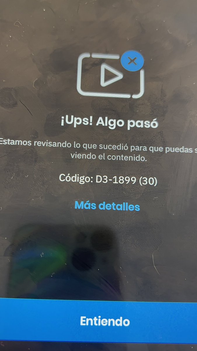 pasolvaldes's tweet photo. @DIRECTVGOAyuda 
No puede conectarme a chromecast me da un mensaje de error https://t.co/IQmcU77zp8
