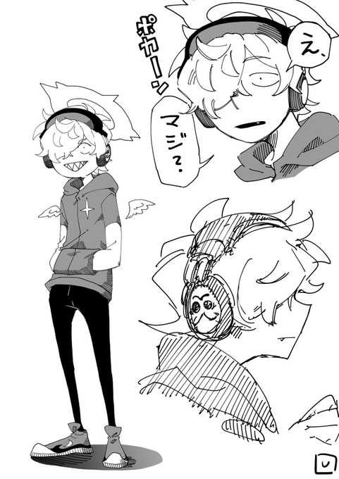 #だるまいずごっほ
モノクロ練習 