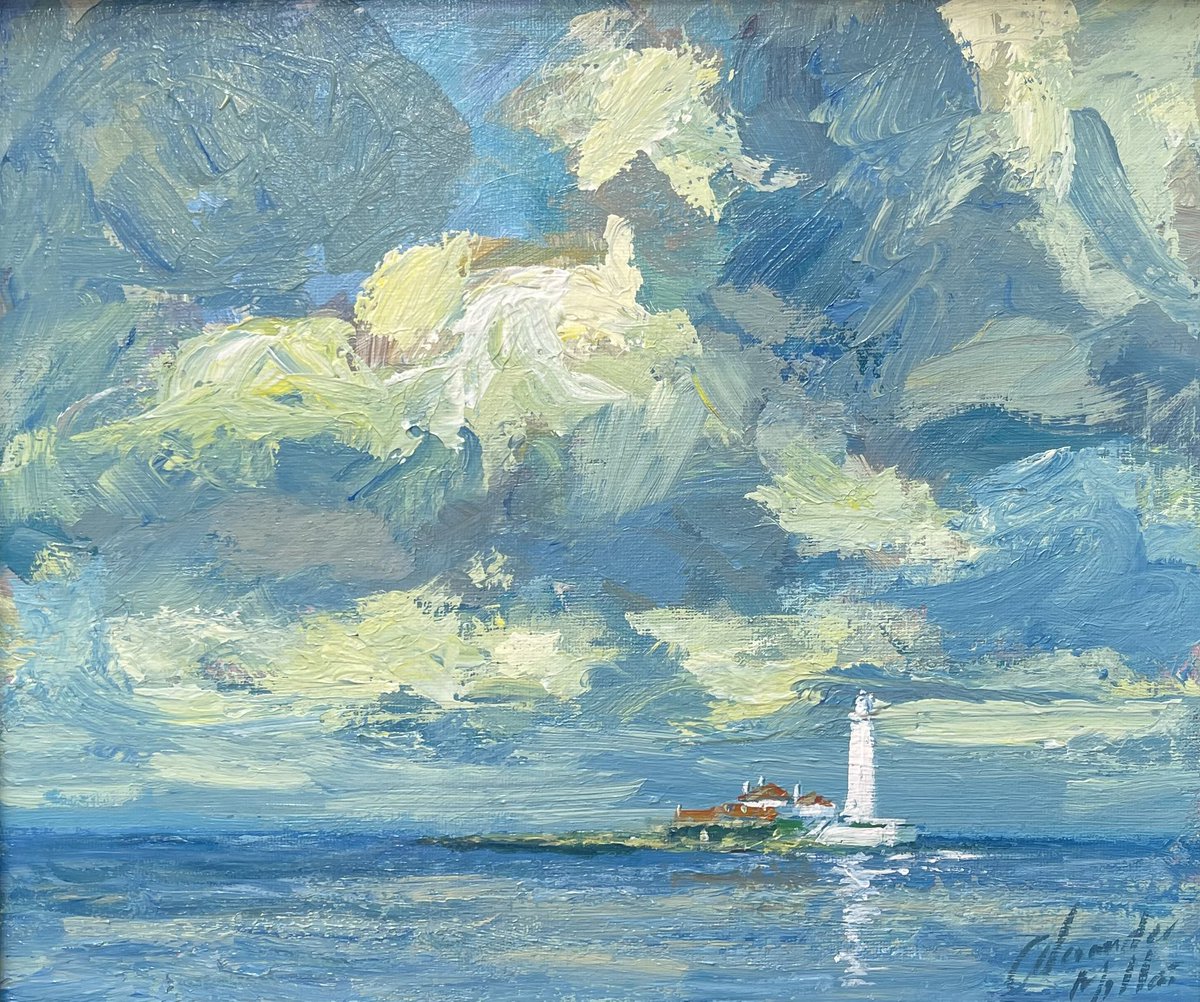 Alexander Millar (@alexandermillar) on Twitter photo Just finished three small 10” x 12” canvases which were a joy to do as they flowed freely from my palette.
This one is called “A Windy Day, St Mary’s Lighthouse and captures so well the area.
If you’d like to own this beautiful original simply email info@alexandermillar.com Just finished three small 10” x 12” canvases which were a joy to do as they flowed freely from my palette.
This one is called “A Windy Day, St Mary’s Lighthouse and captures so well the area.
If you’d like to own this beautiful original simply email info@alexandermillar.com