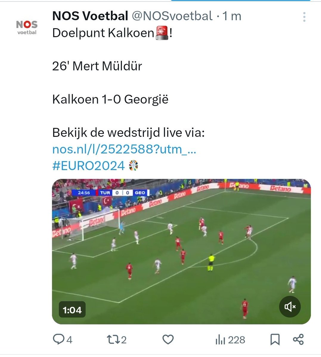 Het staat er echt.... Kalkoen.... #EURo2024