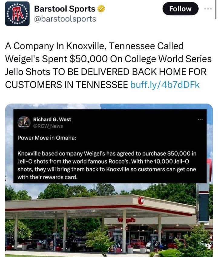 Not the way we imagined we would make it onto the Barstool account…. 

Admin has spent the last two hours being yelled at by accounting for something we didn’t do.  How’s your Tuesday going?