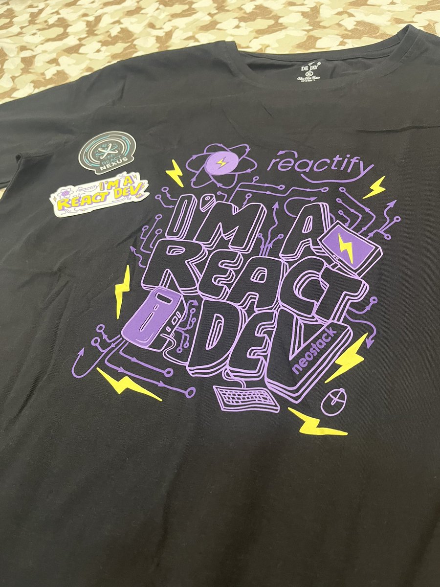 jayjanyani's tweet image. Thank you @ReactBangalore @ReactNexus for the giveaway.
Super excited to be at @ReactNexus ❤️
#reactdev #react