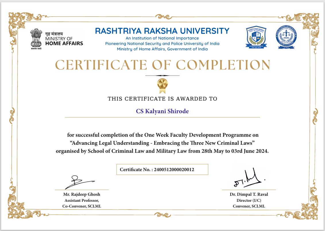 CS Kalyani Shirode tweet media