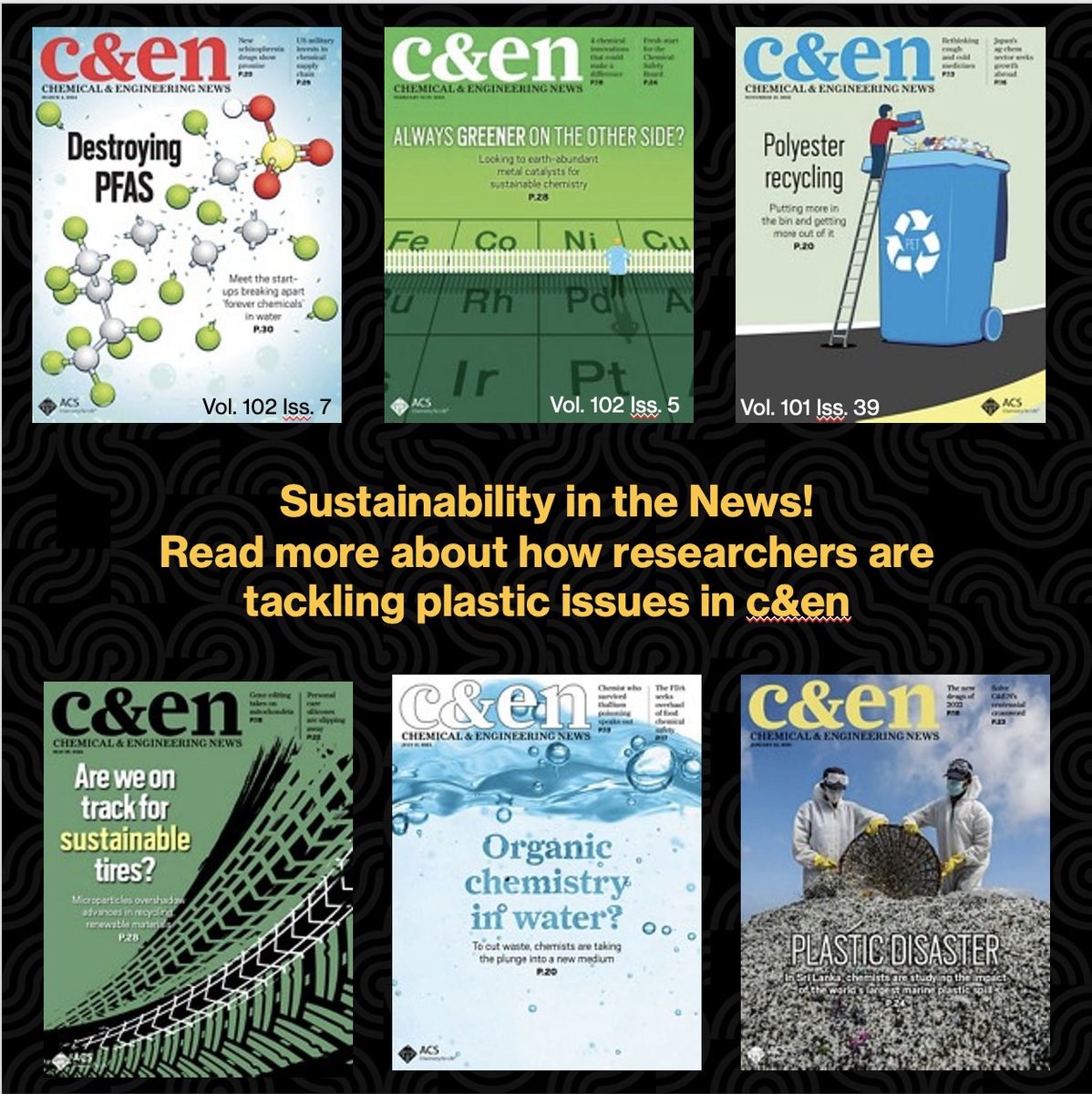 With growing issues related to plastic waste and recycling challenges, the 2025 NGRPC is centered around polymer sustainability. Read more about current approaches to tackle these problems in c&amp;en!
cen.acs.org/magazine/all-i…