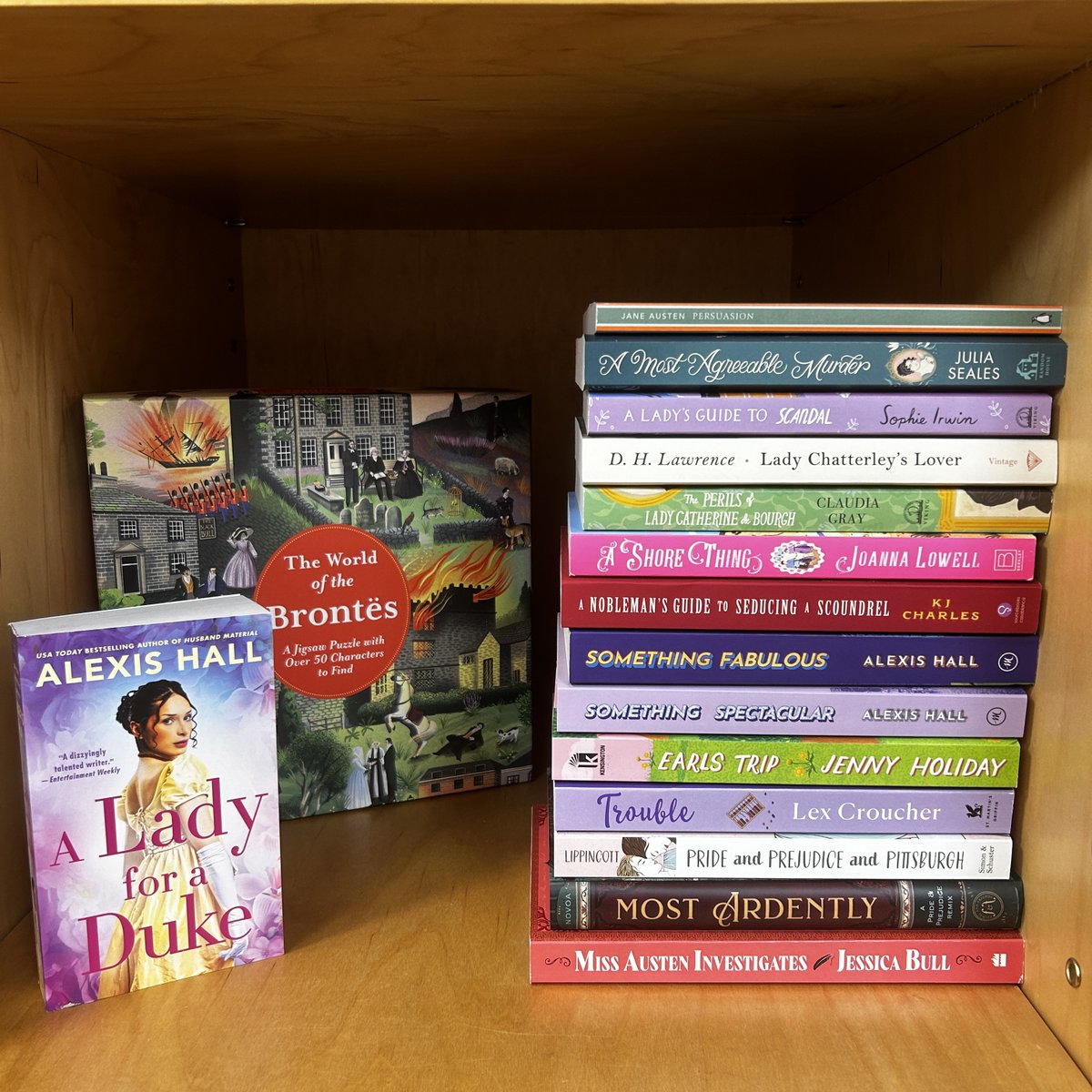 Are you in a post-season 3 of Bridgerton slump? We've got a bunch of regency romances to fill the void! These are all at our Locke location, but if you'd like to pick up at the Sequel, we're happy to bring them over for you.