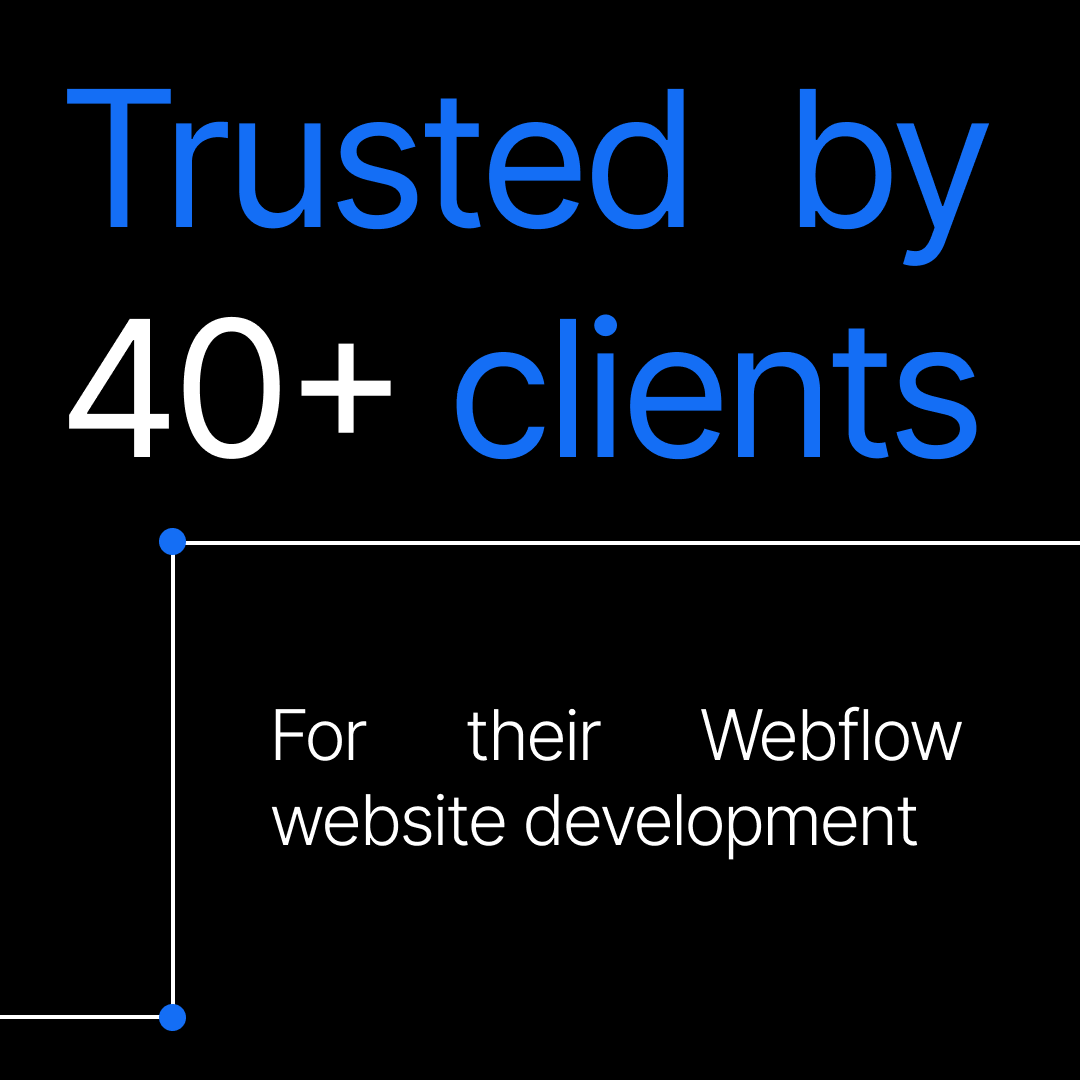 Stealth_Design_'s tweet photo. @webflow Our goal? To create websites that are not only visually stunning but also incredibly functional and user-friendly. Here’s something we’re incredibly proud of today - over 40+ clients have trusted us to bring their visions to life on @webflow and we're only getting started! https://t.co/qLU69bF9R7