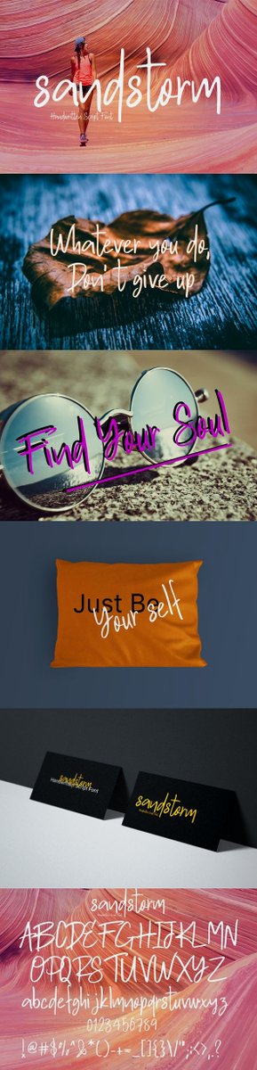 GraphiSynergy's tweet image. Sandstrom | Handwritten Script Font
#websiteexamples #fontmaker
