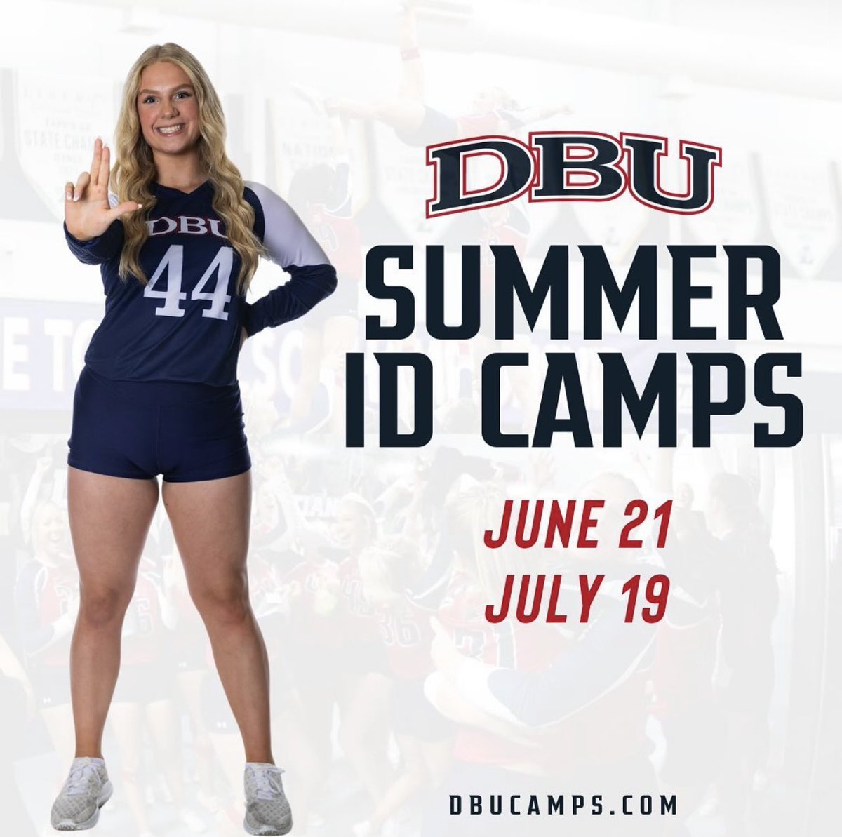 Two ID Camps left for the summer! 

Sign up today! 
stunt-cheer.dbucamps.com