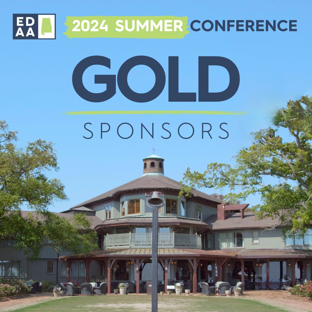EDAAInfo's tweet photo. Thank you to our EDAA Summer Conference 2024 Gold Sponsors!

@BaldwinCountyED
@CDFLPlus
@CDGEngineers
@ClaycoInc
@dekalbeda
@DosterInc
@dunnbuildingco
@GoodgameCompany
@marshallcoedc
@MobileChamber

#alabama #economicdevelopment #edaalabama  #madeinalabama https://t.co/tsYW92GNFP