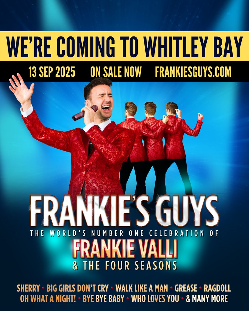 ❤️🥳Whitley Bay - You asked and we listened…We’re back in 2025! Who’s coming?
⁠
Click here for tix👇👇👇⁠
🇬🇧 Frankiesguys.com⁠
⁠
#jerseyboysband #tributeband #frankiesGuys #jerseyboys #frankievalli