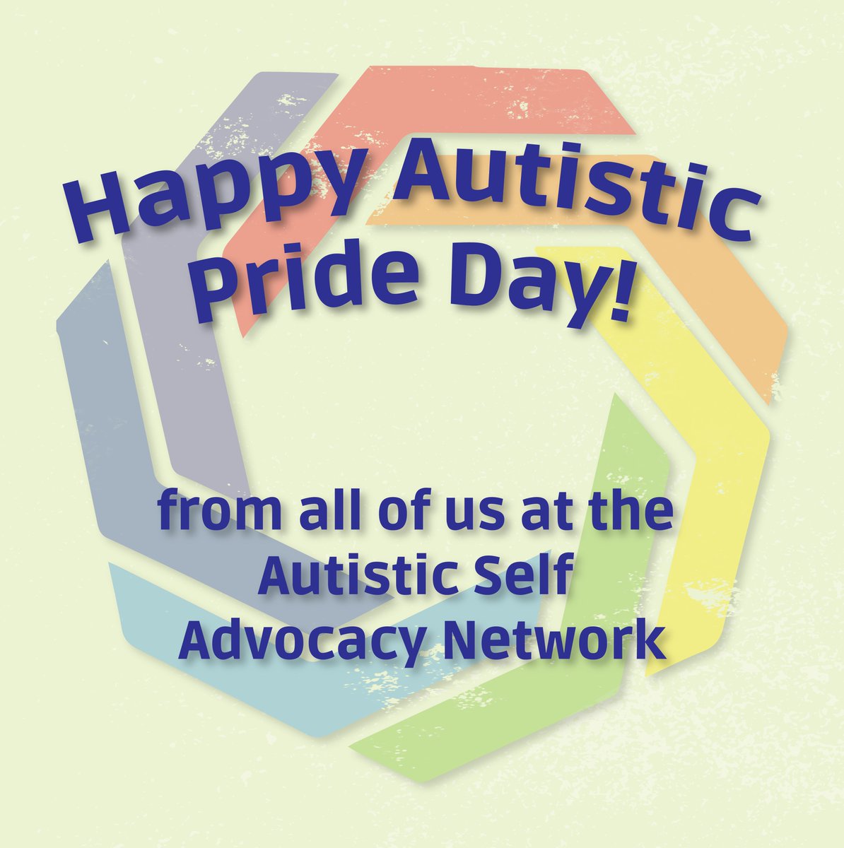 Today, June 18th, is Autistic Pride Day. Happy Autistic Pride Day from all of us at the Autistic Self Advocacy Network! 

We’re kicking off Autistic Pride Day by sharing our resource “Welcome to the Autistic Community.” Take a look! autismacceptance.com