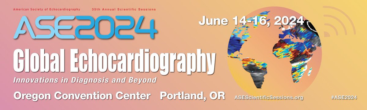 Bonita Anderson (@bonitaecho) on Twitter photo It's not too late.... if you missed attending the 2024 <a href="/ASE360/">American Society of Echocardiography</a> Scientific Sessions in Portland, you can still register for virtual content until June 30, 2024 at asescientificsessions.org/registration/ to gain access to more than 40 sessions that were live streamed during #ASE2024.
#echofirst It's not too late.... if you missed attending the 2024 <a href="/ASE360/">American Society of Echocardiography</a> Scientific Sessions in Portland, you can still register for virtual content until June 30, 2024 at asescientificsessions.org/registration/ to gain access to more than 40 sessions that were live streamed during #ASE2024.
#echofirst