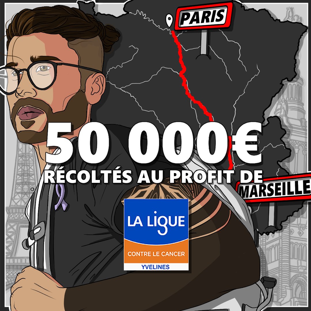 TheMonodie's tweet photo. CINQUANTES MILLES EUROS POUR @laliguecancer VOUS ETES DES ZINZIN DE FOUUU 
Il reste 5 jours et ça va être incroyable !! https://t.co/YR5TH58mvZ