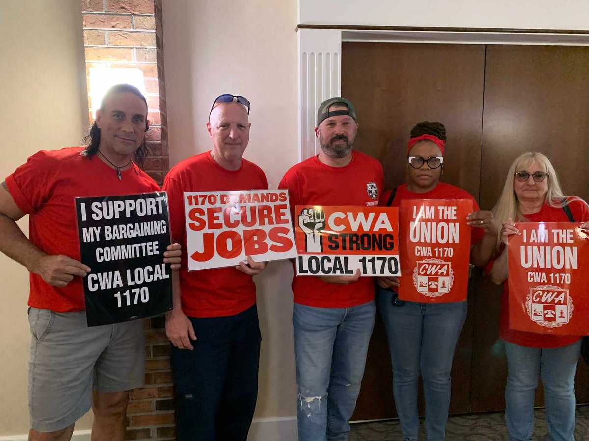 CWA1170's tweet photo. WE ARE THE UNION!
#CWAStrong https://t.co/o7srXVQUI5