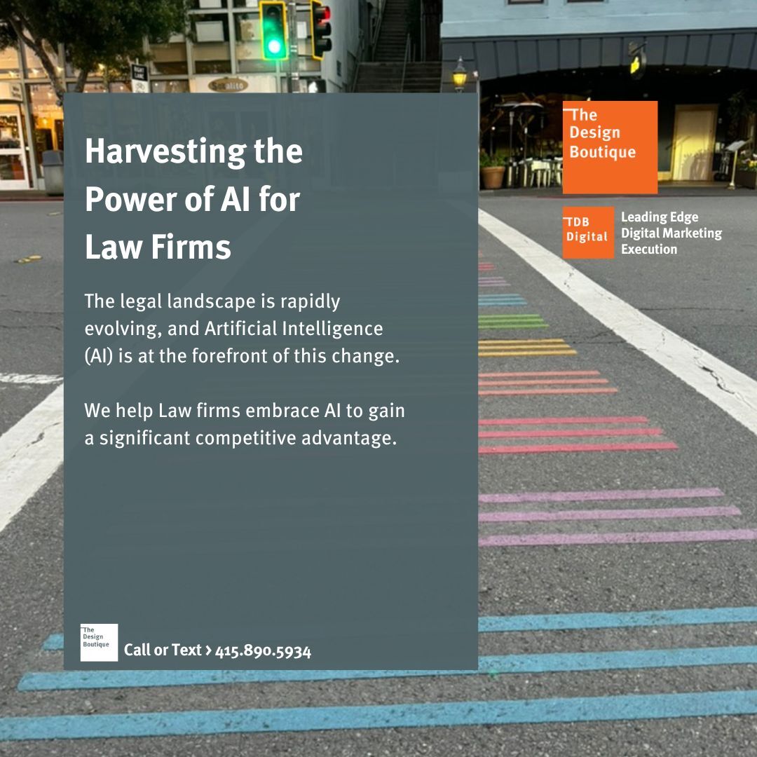 DesignBoutique's tweet photo. What are your thoughts on AI and the future of law? Share your insights in the comments! #DigitalMarketing
#AI #LawTech #LegalInnovation #LawyerEmpowerment https://t.co/UfgrIQghLW