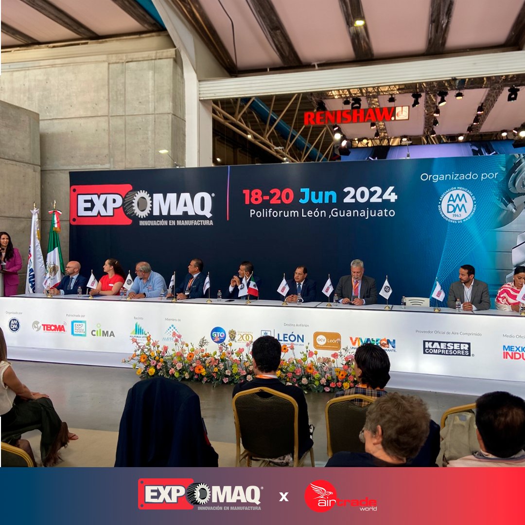 airtradeworld's tweet photo. ✨¡Ha empezado EXPOMAQ 2024! ✨

#AirtradeWorld #EXPOMAQ #EXPOMAQ2024 #Guanajuato #Tecnologia #Tech #Metalmecanica https://t.co/wQVFBxBlGh