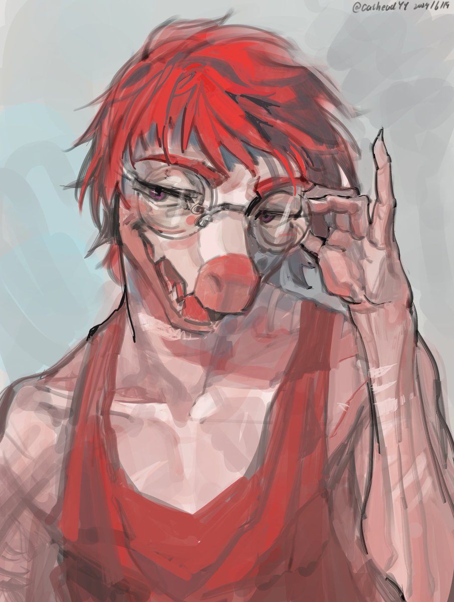 CATheadYY's tweet photo. reed but with sage's glasses😎
#snootgame #snootgameart #goodbyevolcanohigh https://t.co/2zW5sXAznr