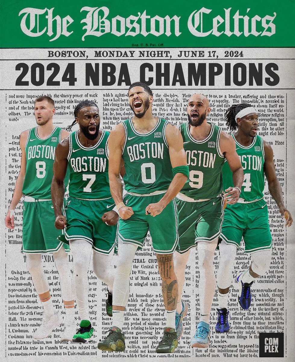 grubwithgrainer's tweet photo. @celtics are @NBA Champions https://t.co/yTQCvNGsXb