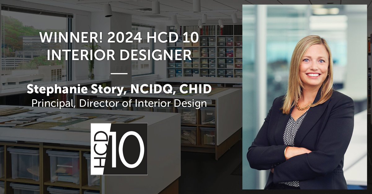 ArrayArch's tweet image. In case you missed @HCDMagazine announcement last week, Stephanie Story, Interior Design Director at Array Architects, has been recognized as one of 2024’s 10 most influential healthcare designers by Healthcare Design Magazine! Congratulations, Stephanie!
