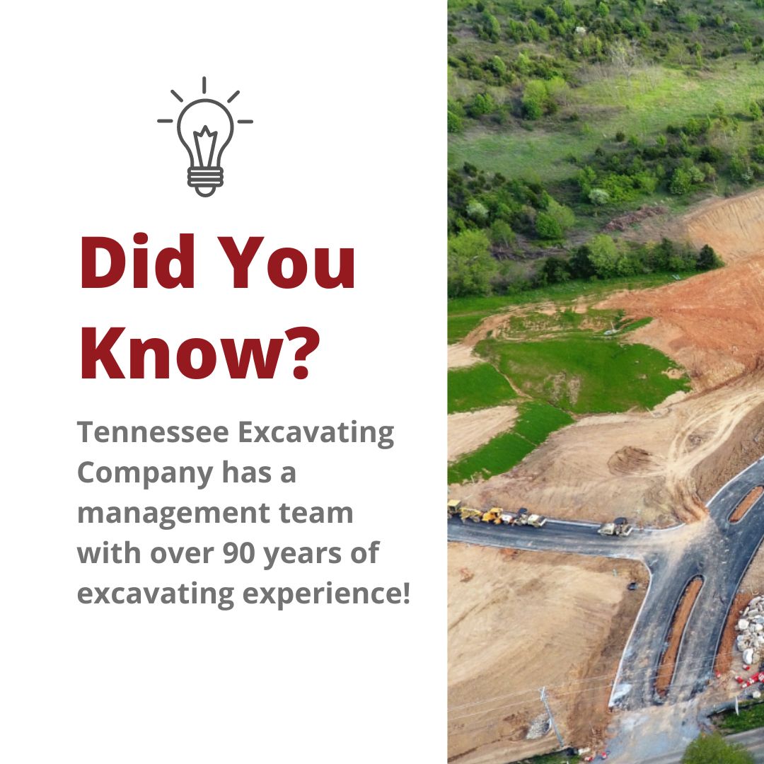 Did you know this fun fact? To learn more about Tennessee Excavating Company, visit: lnkd.in/gkVwmM8V