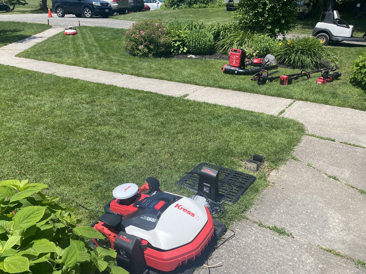 Join the autonomous mower and battery powered tool Revolution with Kress and <a href="/Allturf_Ltd/">Allturf</a> Call for demo