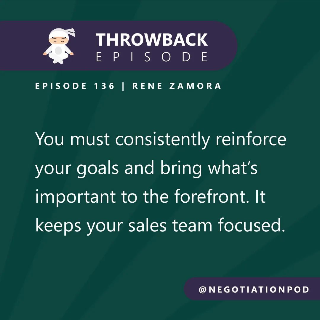 Rene Zamora points out that business owners may think about what’s important 100 times or 1,000 times—but have only #communicated it once or twice. But that’s not enough. #Salesteams need to be constantly reminded of what’s important. buff.ly/3UCxXqR