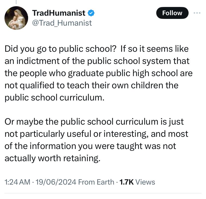 There are intelligent people who produce incredible research and are terrible teachers, because teaching is a skill that is not just about knowing stuff. 
Graduating high school is not enough to make you a competent educator.