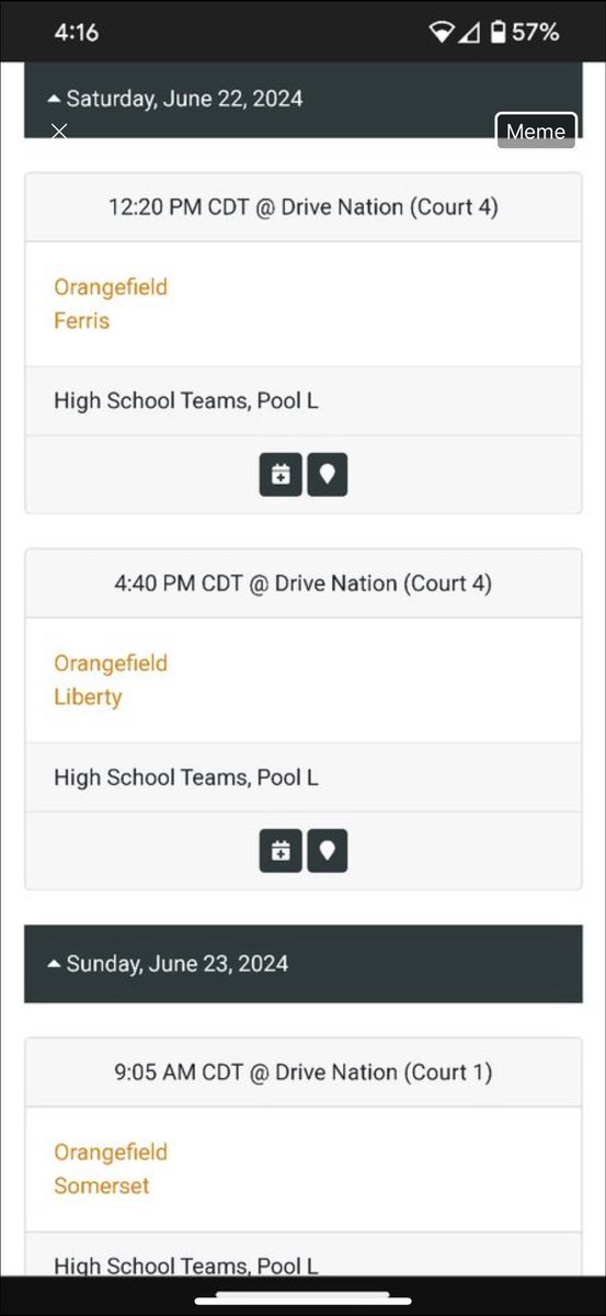 TABC showcase schedule for myself and <a href="/OfieldHoops/">Orangefield Hoops</a> in Dallas this weekend.