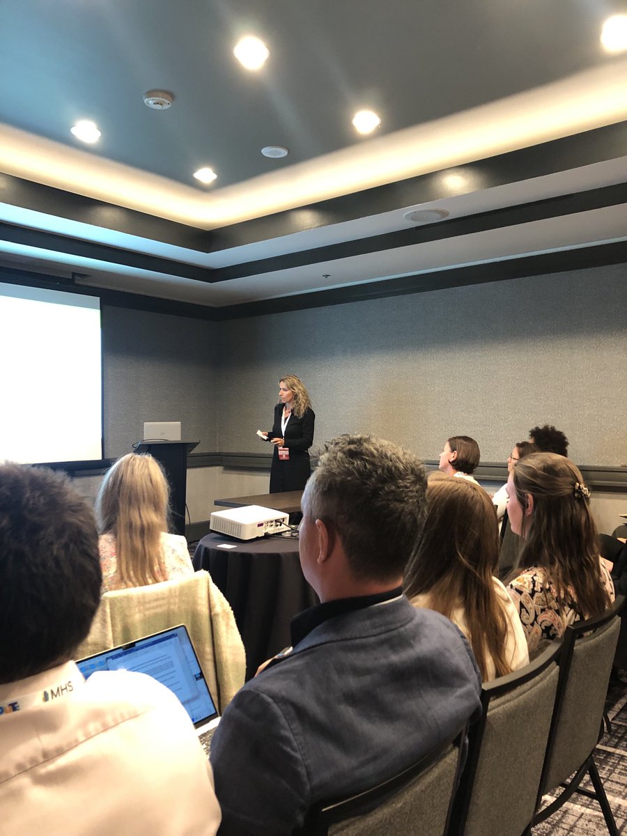 Madeleine Rijckmans at the IALMHS conference in San Francisco 👇🏽👍👍
