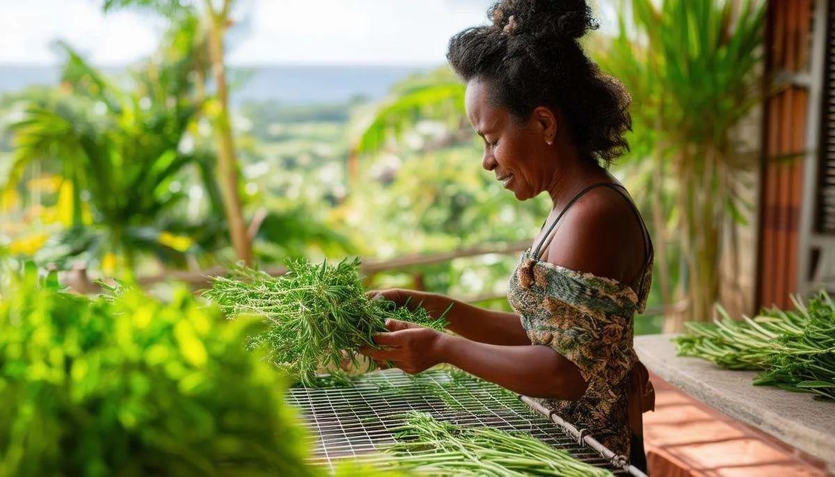 noubess's tweet image. Step up your herb game with this ultimate guide on sun-drying herbs for maximum flavor! Learn how to preserve herbs the Caribbean way. #HerbGuide #CaribbeanCuisine - Sun Drying Herbs Guide | Caribbean Green Living buff.ly/45u2jSa
