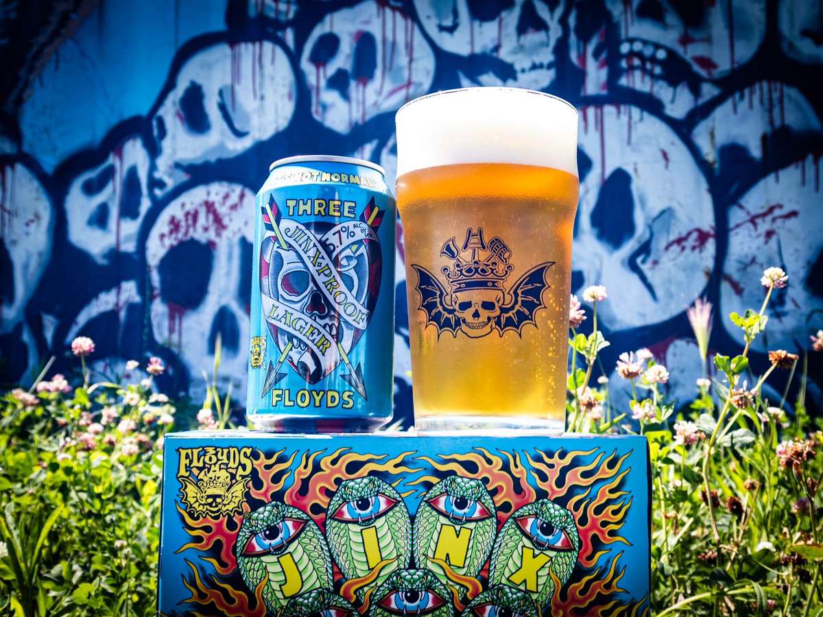 Cold, crisp, and just what you need to ride out the heat wave. 🌡️ 

Find JinxProof near you at 3floyds.com/finder