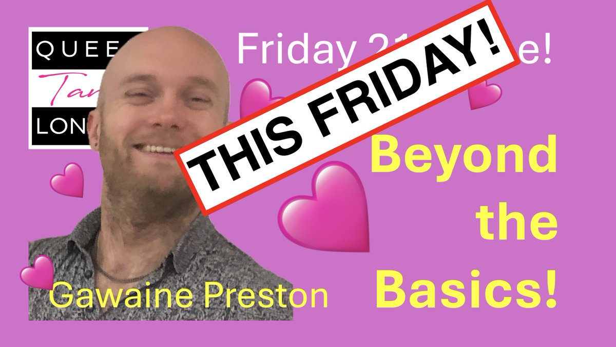 There are BASICS – which we can’t have enough of – but there’s BEYOND the BASICS!

Book: bishopsgate.org.uk/book?id=242401
 
DJ, Claudio Tedesco!
 
6.30 pm Doors open
6:40 pm Beyond the Basics with Gawaine
8:10 pm Milonga!
 
#queertango #queer #tango <a href="/bishopsgateInst/">Bishopsgate Institute</a> #LGBTQIA